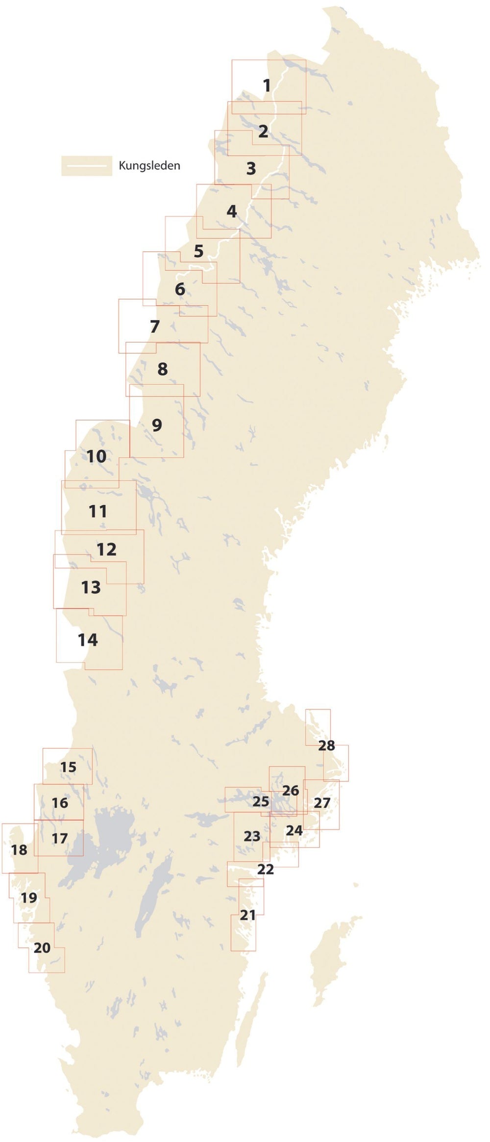 Carte de randonnée n° 22 - Nynäshamn, Oxelösund, Arkösund (Suède) | Norstedts - Outdoor carte pliée Norstedts 