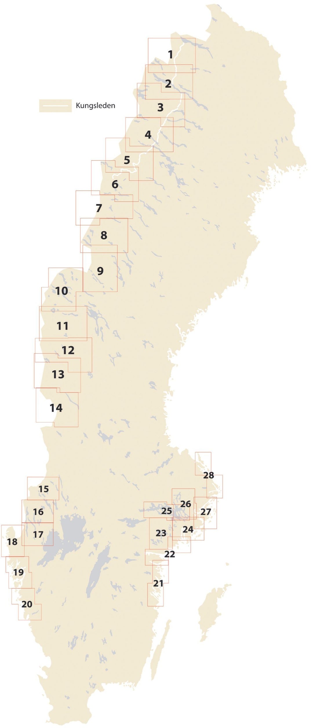 Carte de randonnée n° 22 - Nynäshamn, Oxelösund, Arkösund (Suède) | Norstedts - Outdoor carte pliée Norstedts 