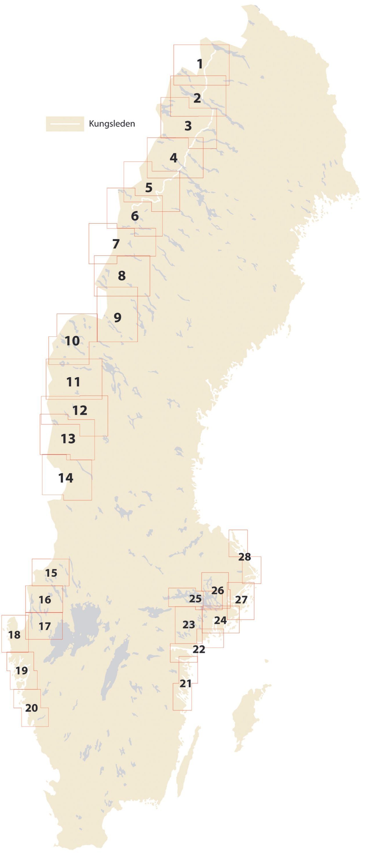 Carte de randonnée n° 22 - Nynäshamn, Oxelösund, Arkösund (Suède) | Norstedts - Outdoor carte de randonnée Norstedts