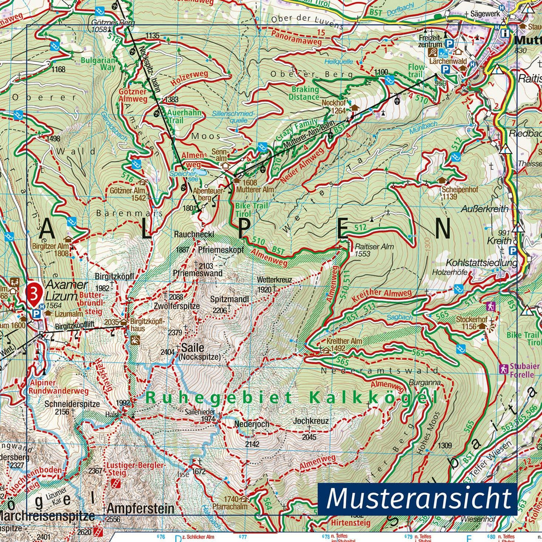 Carte de randonnée n° 221 - Grazer Bergland, Fischbacher Alpen (Autriche) | Kompass carte pliée Kompass 