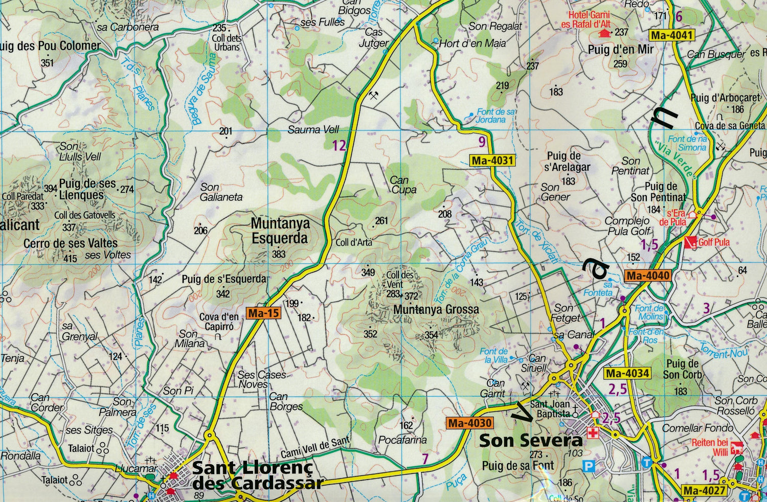 Carte de randonnée n° 230 - Majorque | Kompass carte de randonnée Kompass