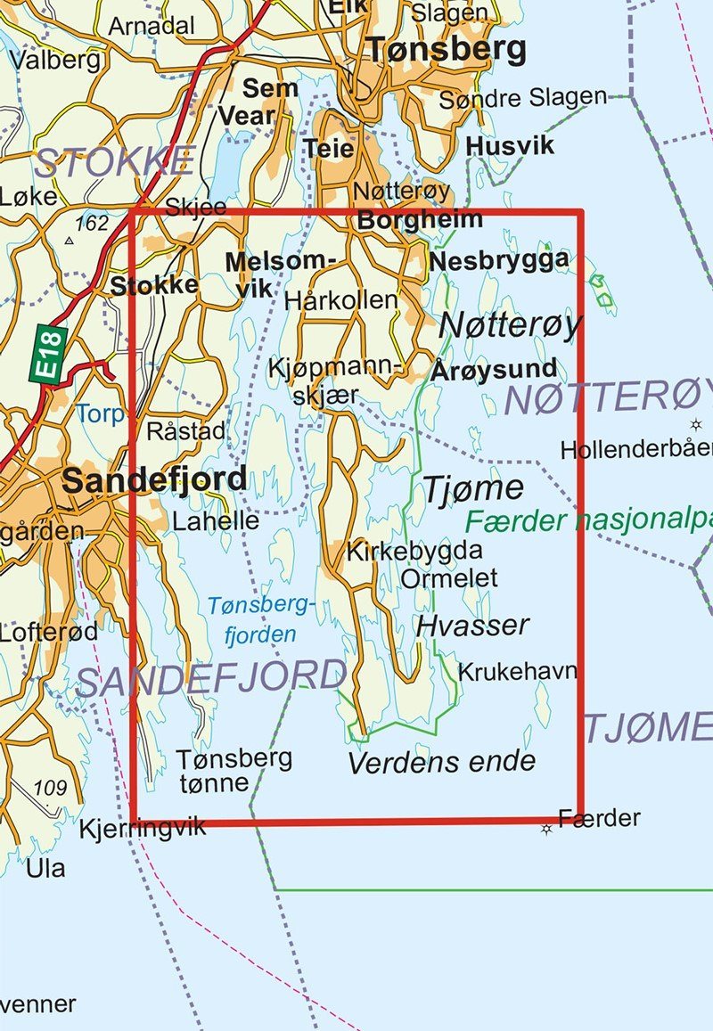 Carte de randonnée n° 2479 - Verdens Ende (Norvège) | Nordeca - Turkart 1/25 000 carte pliée Nordeca 