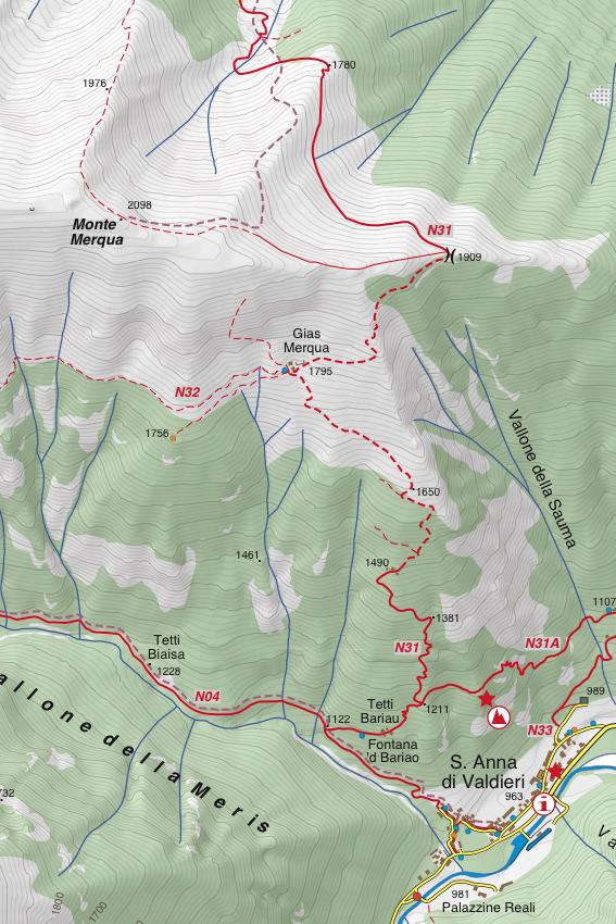 Carte de randonnée n° 15 - Valle Gesso, Parco naturale delle Alpi Marittime | Fraternali - 1/25 000 carte de randonnée Fraternali