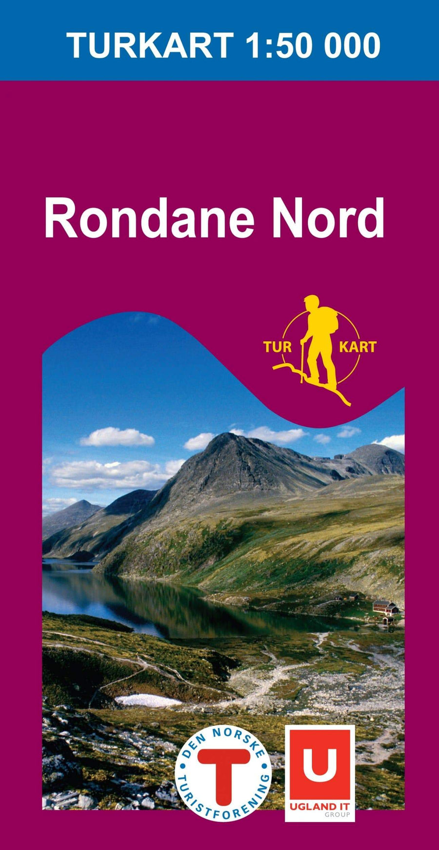 Carte de randonnée n° 2523 - Rondane Nord (Norvège) | Nordeca - Turkart 1/50 000 carte pliée Nordeca 