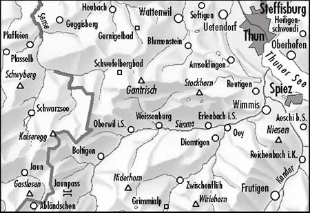 Carte de randonnée imperméable n° 253T - Gantrisch (Suisse) | Swisstopo - Excursions au 1/50 000 carte de randonnée Swisstopo