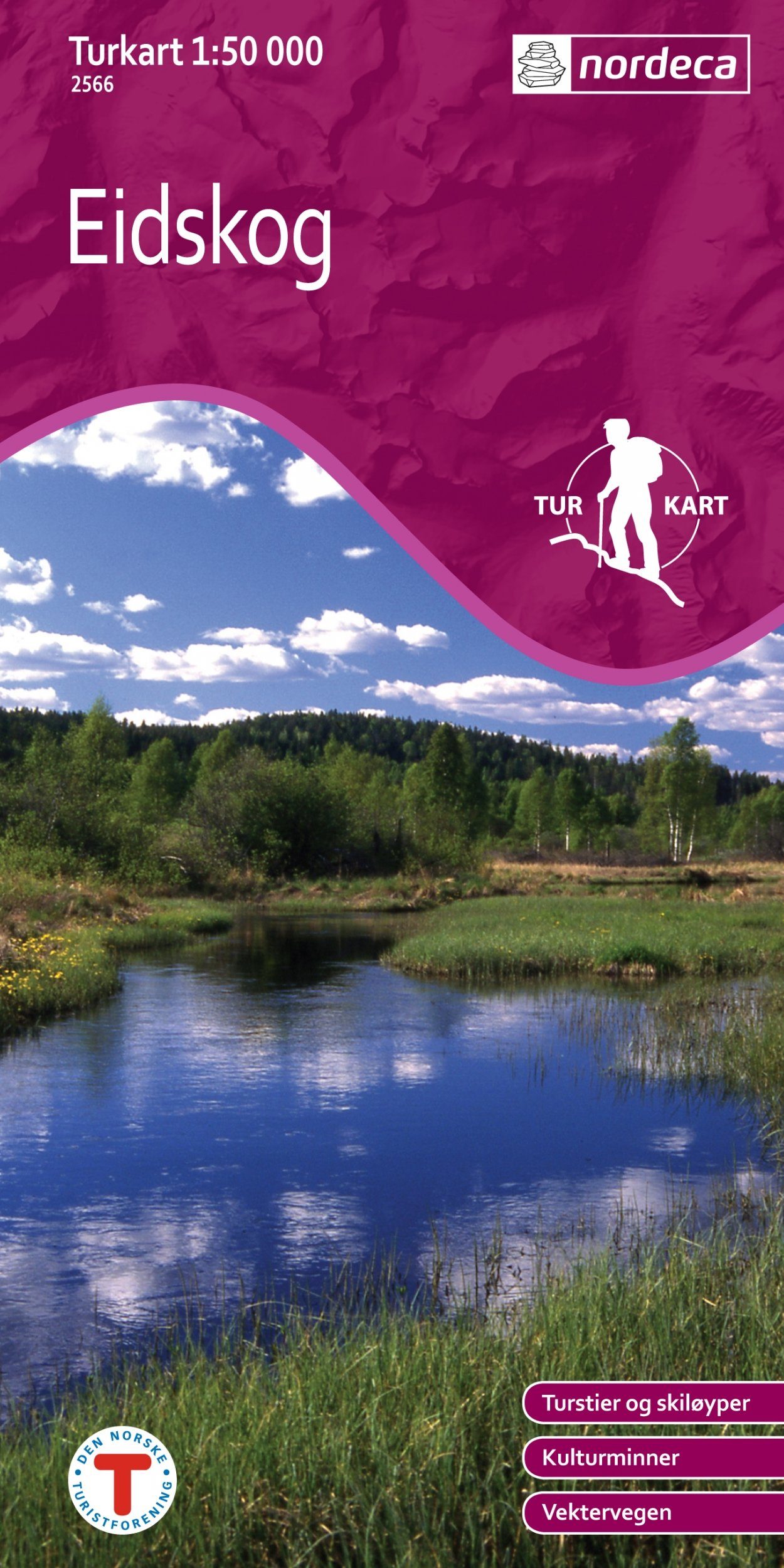 Carte de randonnée n° 2566 - Eidskog (Norvège) | Nordeca - Turkart 1/50 000 carte de randonnée Nordeca Default Title