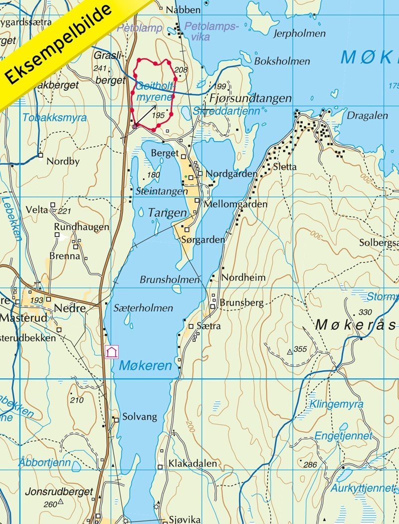 Carte de randonnée n° 2676 - Finnskogen Sør (Norvège) | Nordeca - Turkart 1/50 000 carte de randonnée Nordeca