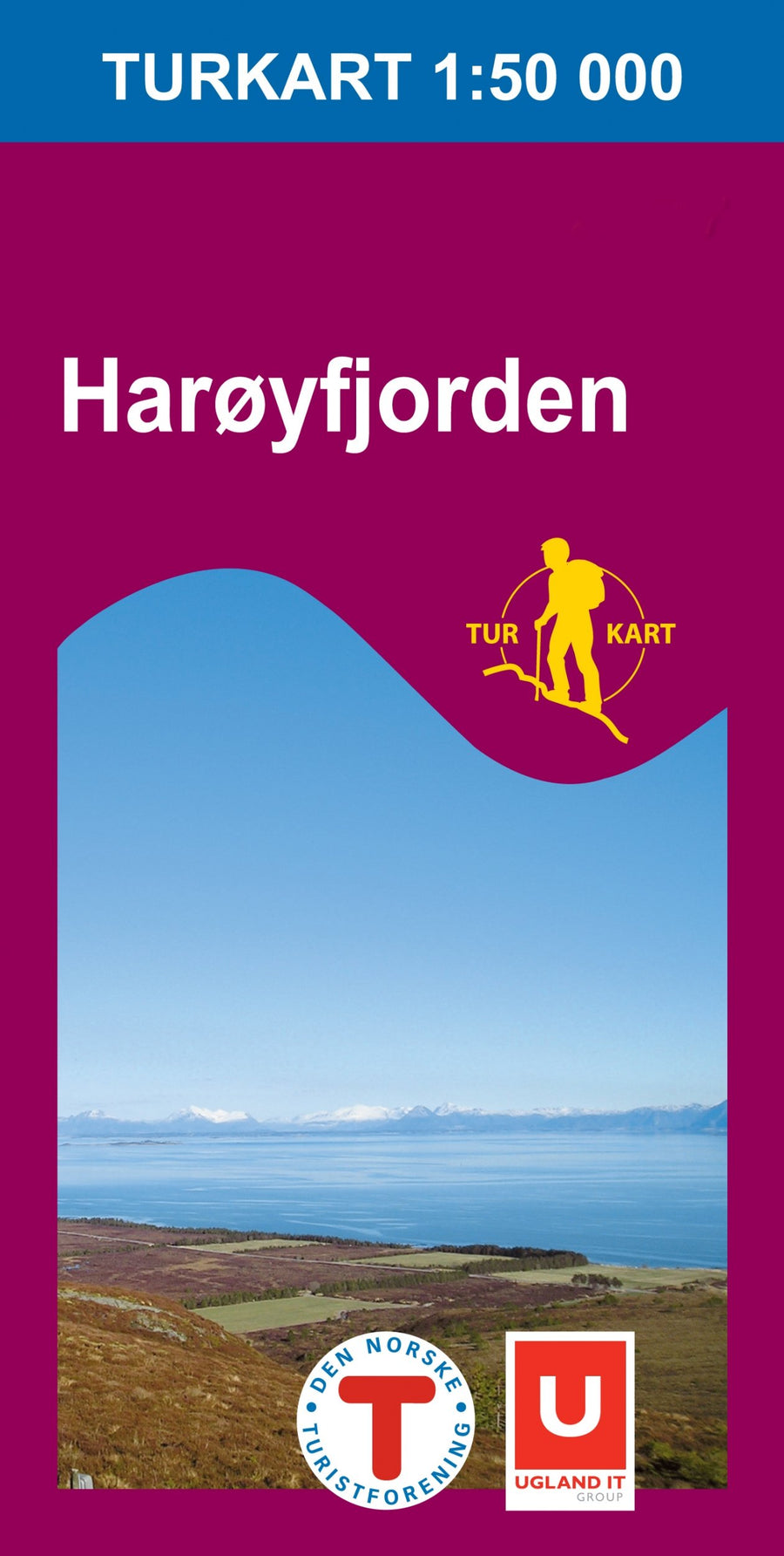Carte de randonnée n° 2699 - Harøyfjorden (Norvège) | Nordeca - Turkart 1/50 000 carte pliée Nordeca 