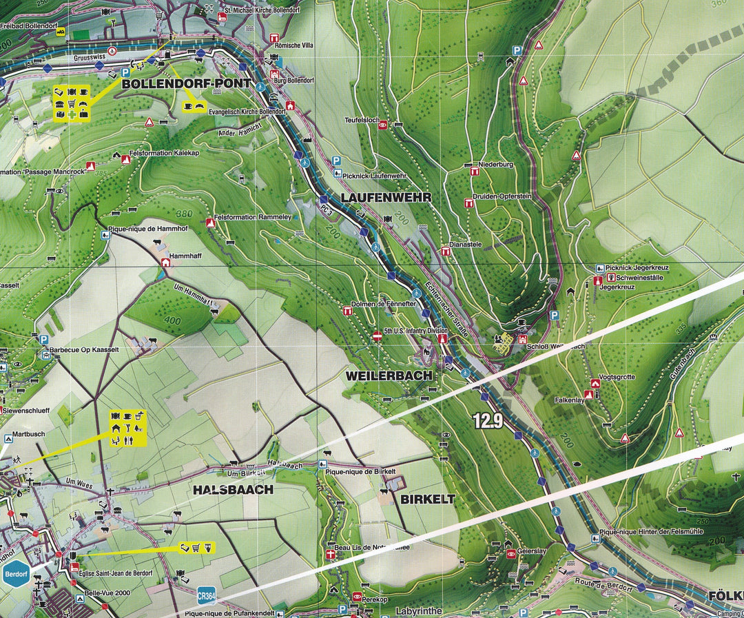 Carte de randonnée n° 27 - Mullerthal (Luxembourg) | Mini Planet carte pliée Mini Planet 