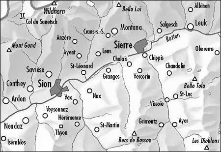 Carte de randonnée n° 273T - Montana (Suisse) | Swisstopo - Excursions au 1/50 000 carte pliée Swisstopo 