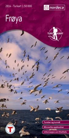 Carte de randonnée n° 2814 - Frøya (Norvège) | Nordeca - Turkart 1/50 000 carte de randonnée Nordeca Default Title