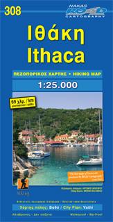 Carte de randonnée n° 308 - Ithaque | Road Editions carte de randonnée Road Editions
