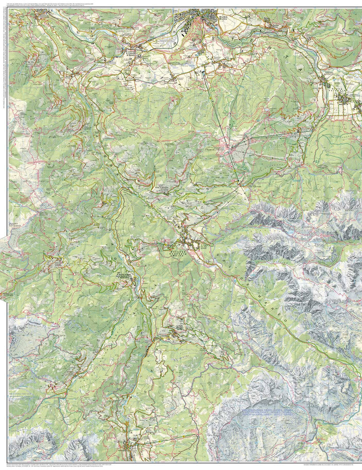 Carte de randonnée n° 31 - Dolomites de Braies, Marebbe | Tabacco carte pliée Tabacco 