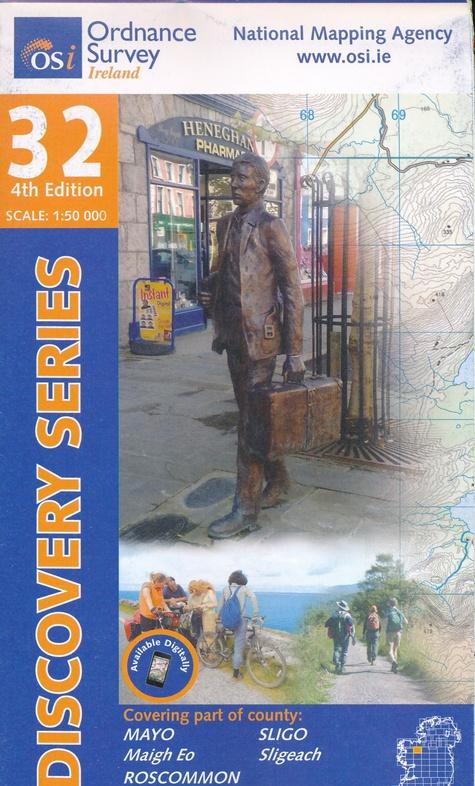 Carte de randonnée n° 32 - Mayo, Roscommon, Sligo (Irlande) | Ordnance Survey - série Discovery carte de randonnée Ordnance Survey Ireland Default Title