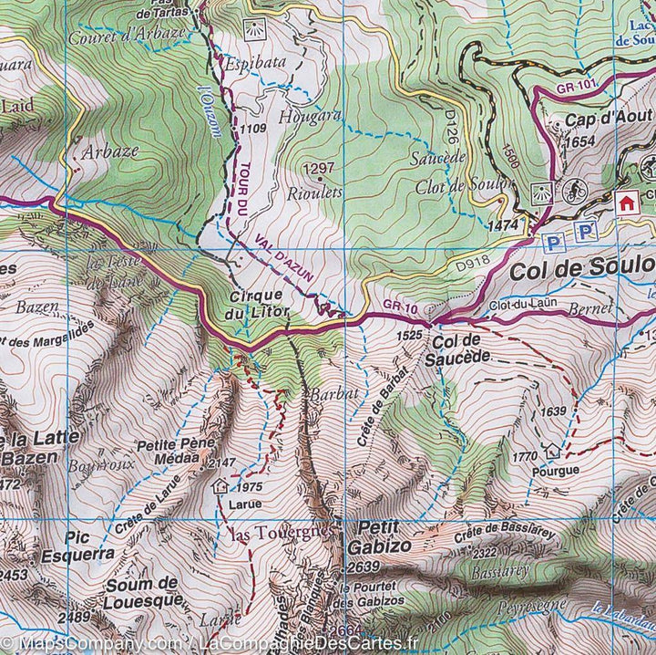 Carte de randonnée n° 4 - Bigorre (Pyrénées) | Rando Editions carte pliée Rando Editions 