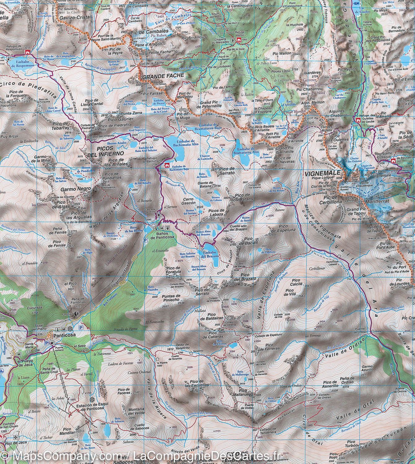 Carte de randonnée n° 4 - Bigorre (Pyrénées) | Rando Editions carte de randonnée Rando Editions