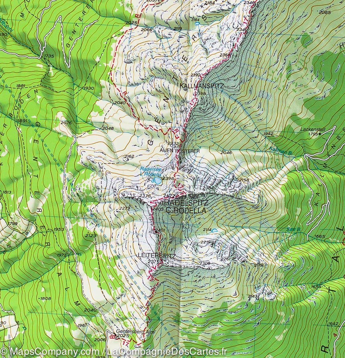 Carte de randonnée n° 40 - Alpes Sarentines (ou de Sarntal), Italie | Tabacco carte de randonnée Tabacco