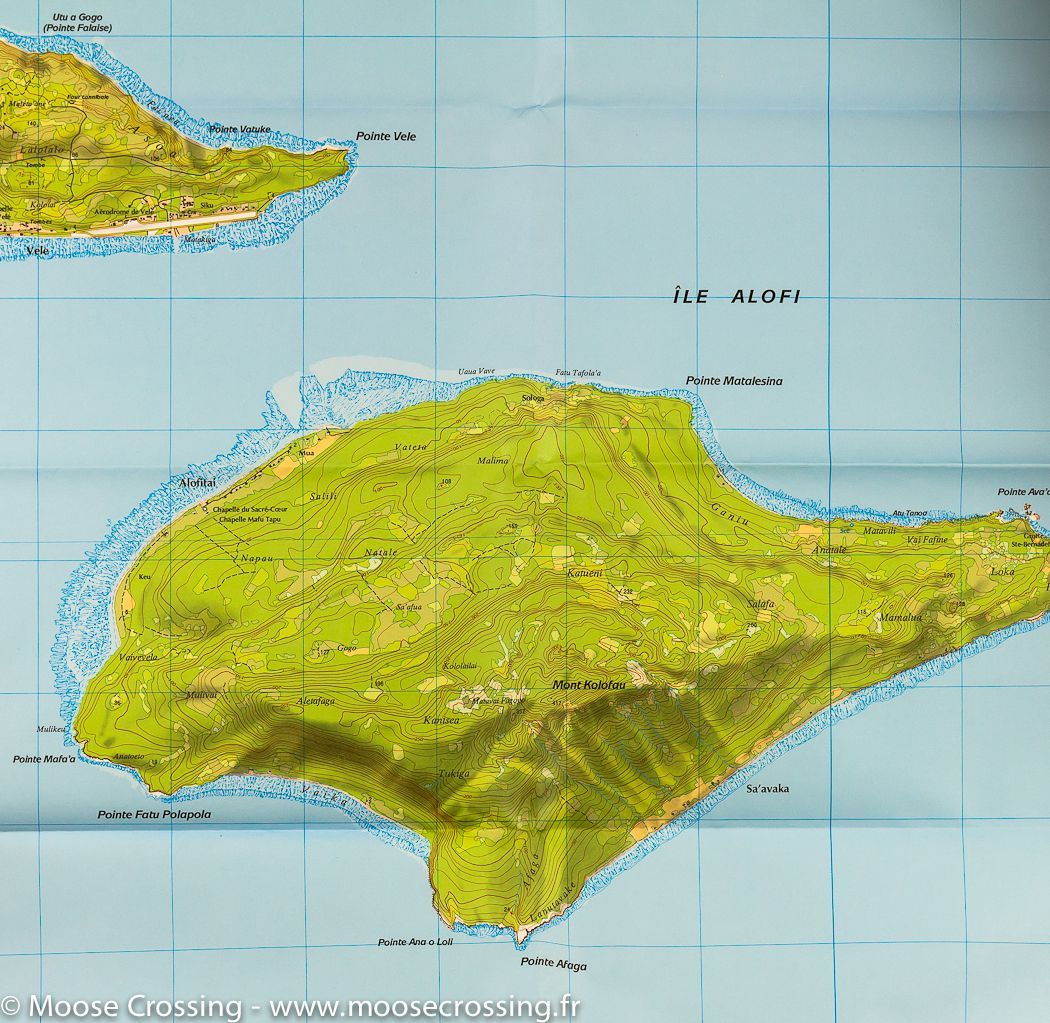 Carte de randonnée n° 4902 - Futuna et Alofi (Polynésie Française) | IGN - Série Bleue carte de randonnée IGN