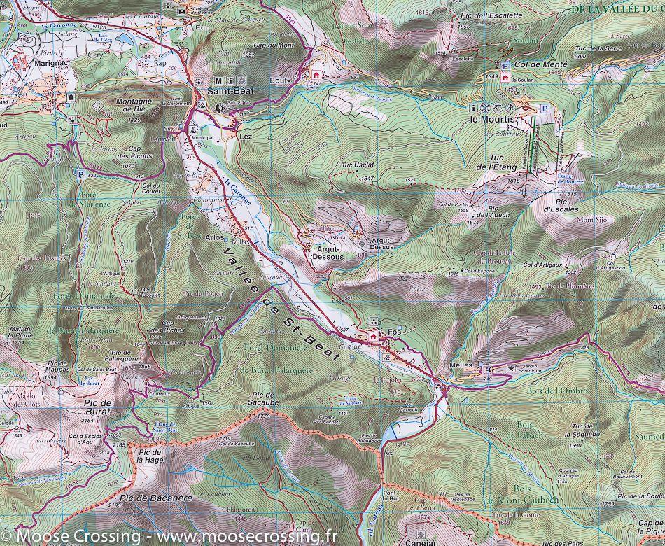 Carte de randonnée n° 5 - Luchon, Comminges, Louron (Pyrénées) | Rando Editions carte de randonnée Rando Editions