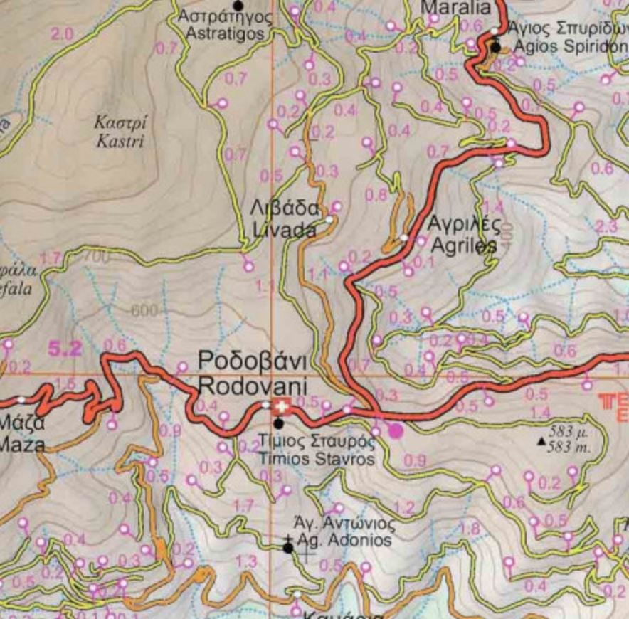 Carte de randonnée n° 501 - Crète : Samaria Gorge, Paleochora, Sougia, Ag. Roumeli | Road Editions carte de randonnée Road Editions