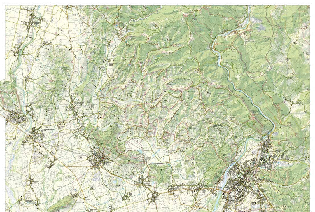 Carte de randonnée n° 54 - Collio, Gorizia, Carso Isontino Brda, Nova Gorica (Italie) | Tabacco carte pliée Tabacco 
