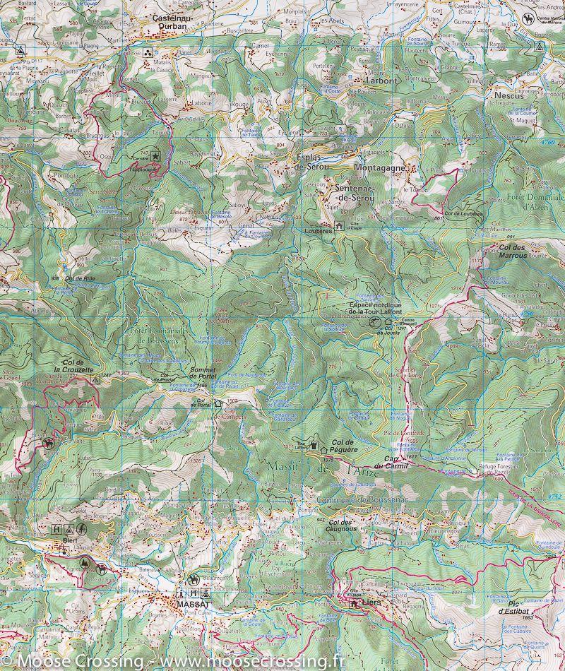 Carte de randonnée du Couserans &amp; Val d'Aran (Pyrénées), n°6 | Rando Editions - La Compagnie des Cartes