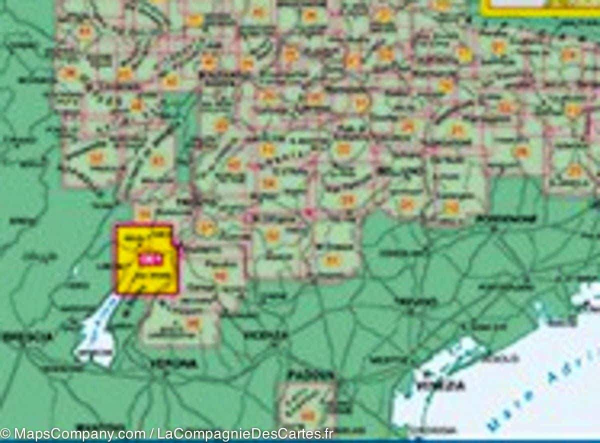 Carte de randonnée n° 61 - Alto Garda, Ledro, Monte Baldo Nord (Italie) | Tabacco carte de randonnée Tabacco