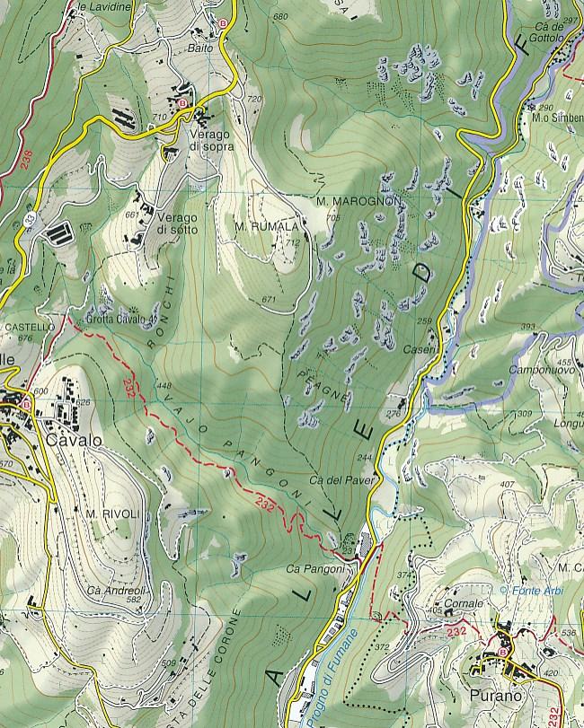 Carte de randonnée n° 63 - Monte Baldo - Malcesine - Garda | Tabacco - La Compagnie des Cartes