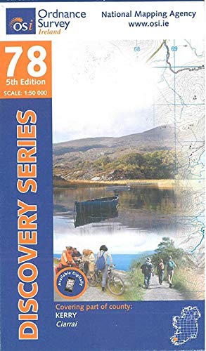 Carte de randonnée n° 78 - Kerry (Irlande) | Ordnance Survey - série Discovery carte pliée Ordnance Survey Ireland 