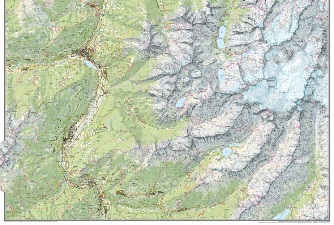 Carte de randonnée n° 79 - Alta Val Camonica, Edolo, Adamello | Tabacco carte pliée Tabacco 