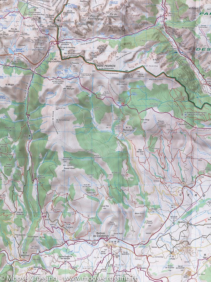 Carte de randonnée n° 8 - Cerdagne et Capcir (Pyrénées Catalanes) | Rando Editions carte pliée Rando Editions 