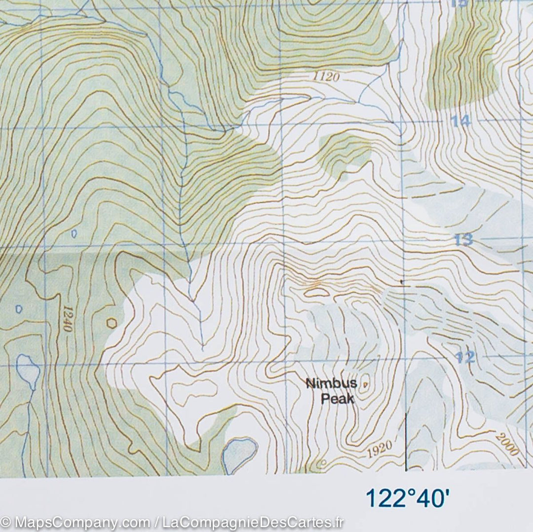 Carte de randonnée &#8211; Parc Provincial Garibaldi (Colombie Britannique) | ITM - La Compagnie des Cartes