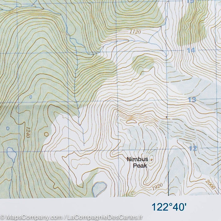 Carte de randonnée &#8211; Parc Provincial Garibaldi (Colombie Britannique) | ITM - La Compagnie des Cartes