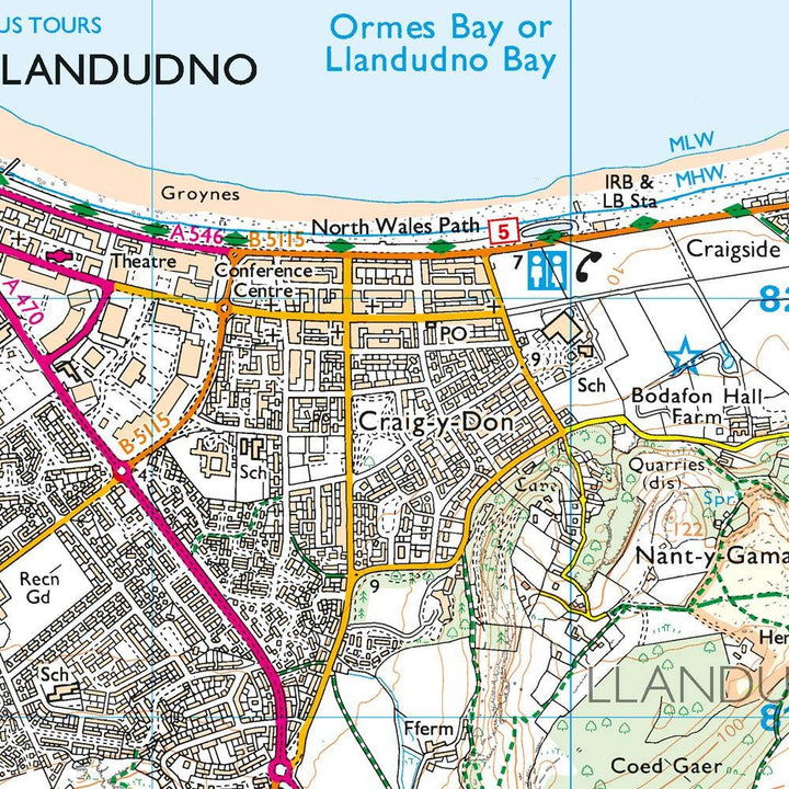 Carte de randonnée n° OL017 - Snowdon, Conwy Valley, Dyffryn Conwy (Grande Bretagne) | Ordnance Survey - Explorer carte pliée Ordnance Survey 
