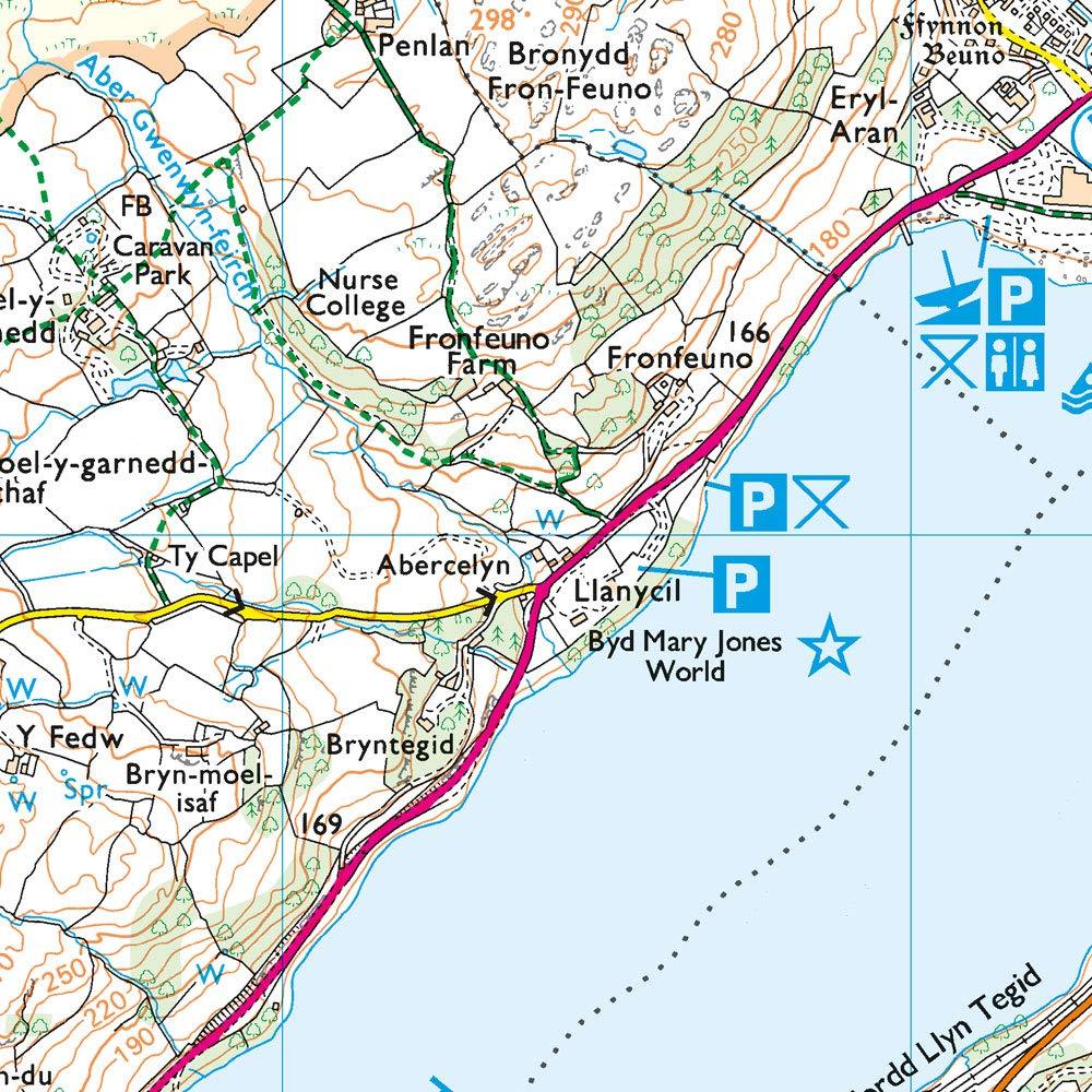 Carte de randonnée n° OL023 - Cadair Idris, Llyn Tegid (Grande Bretagne) | Ordnance Survey - Explorer carte pliée Ordnance Survey 