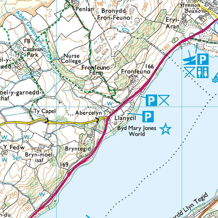 Carte de randonnée n° OL023 - Cadair Idris, Llyn Tegid (Grande Bretagne) | Ordnance Survey - Explorer carte pliée Ordnance Survey 