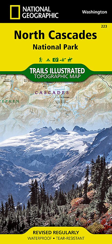 Carte de randonnée n° 223 - North Cascades National Park (Washington) | National Geographic carte de randonnée National Geographic Default Title