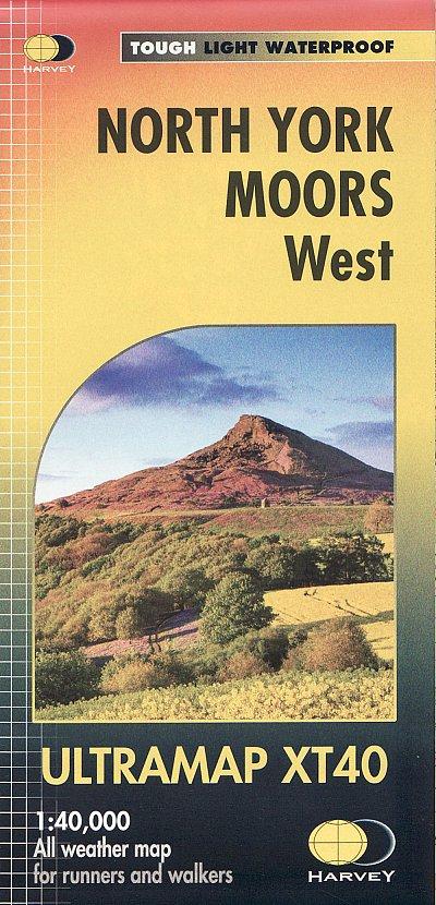Carte de randonnée - North York Moors Ouest XT40 | Harvey Maps - Ultramap carte pliée Harvey Maps 