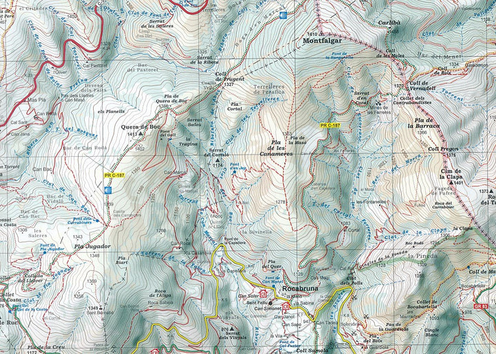 Carte de randonnée - Parc Naturel de Capçaleres del Ter (Pyrénées Est, Espagne) | Alpina carte pliée Editorial Alpina 