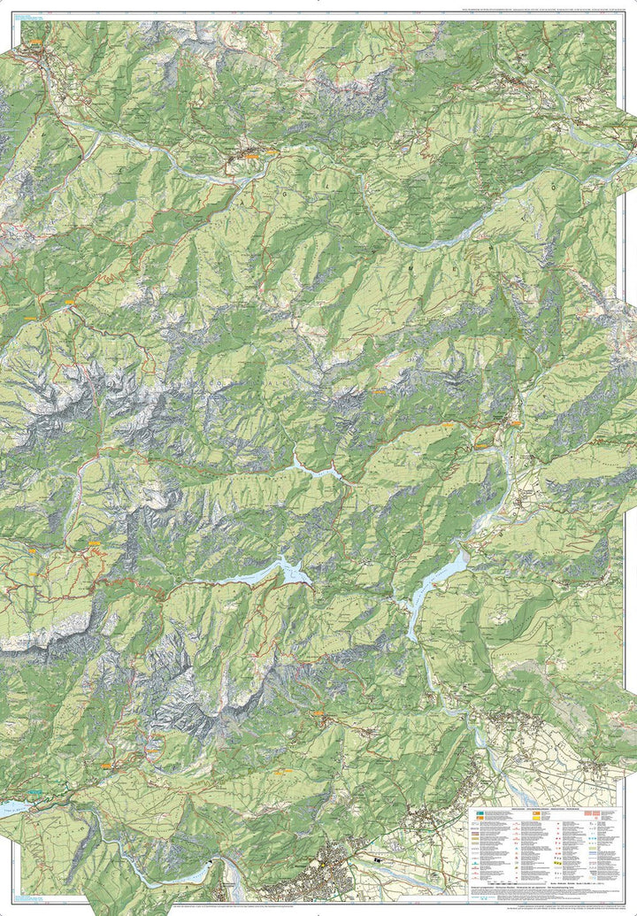 Carte de randonnée - Parc Naturel des Dolomites Frioulanes | Tabacco carte pliée Tabacco 