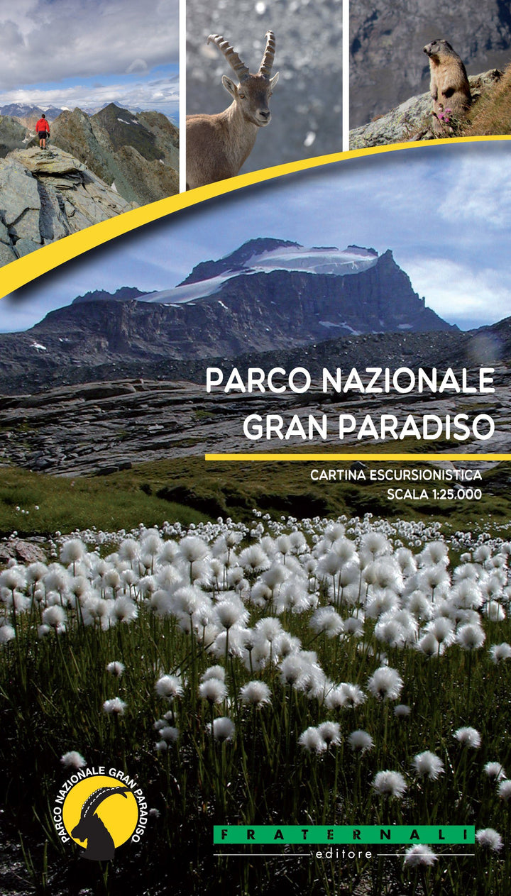 Carte de randonnée - Parco Nazionale del Gran Paradiso | Fraternali - 1/25 000 carte pliée Fraternali 
