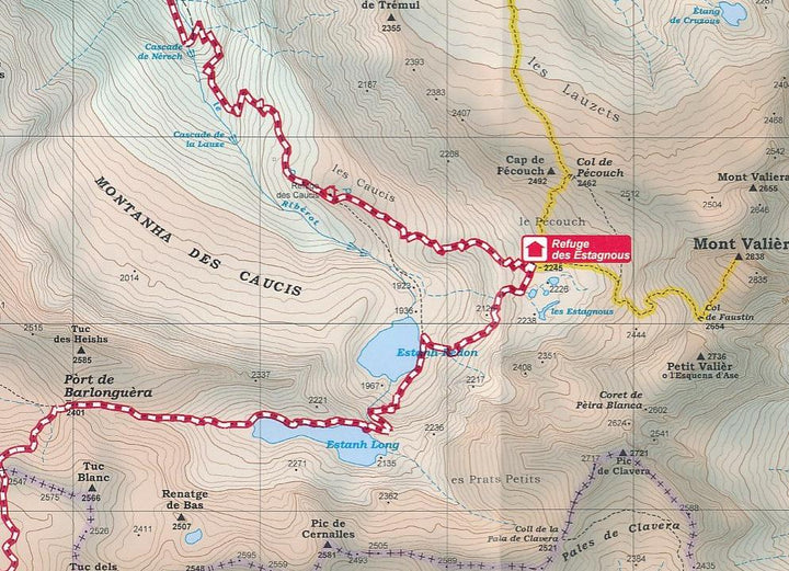 Carte de randonnée - Pass'Aran (Couserans, Aran) | Alpina carte pliée Editorial Alpina 