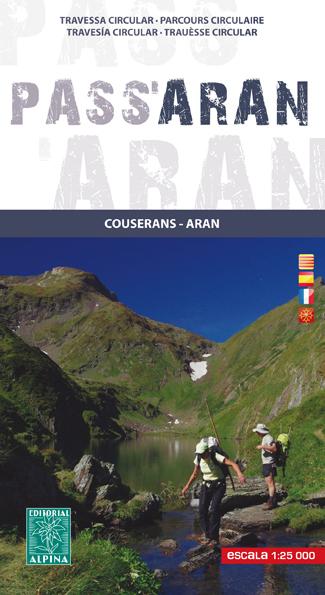 Carte de randonnée - Pass'Aran (Couserans, Aran) | Alpina carte pliée Editorial Alpina 