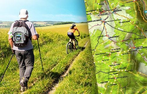 Carte de randonnée n° 1 - Pays de Herve | Mini Planet carte de randonnée Mini Planet