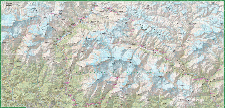 Carte de randonnée plastifiée - Annapurna, Dhaulagiri | TerraQuest carte pliée Terra Quest 