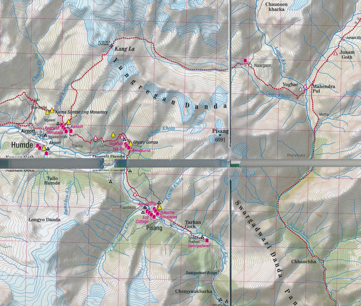 Carte de randonnée plastifiée - Annapurna, Dhaulagiri | TerraQuest carte pliée Terra Quest 