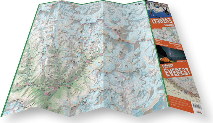 Carte de randonnée plastifiée - Everest | TerraQuest carte pliée Terra Quest 