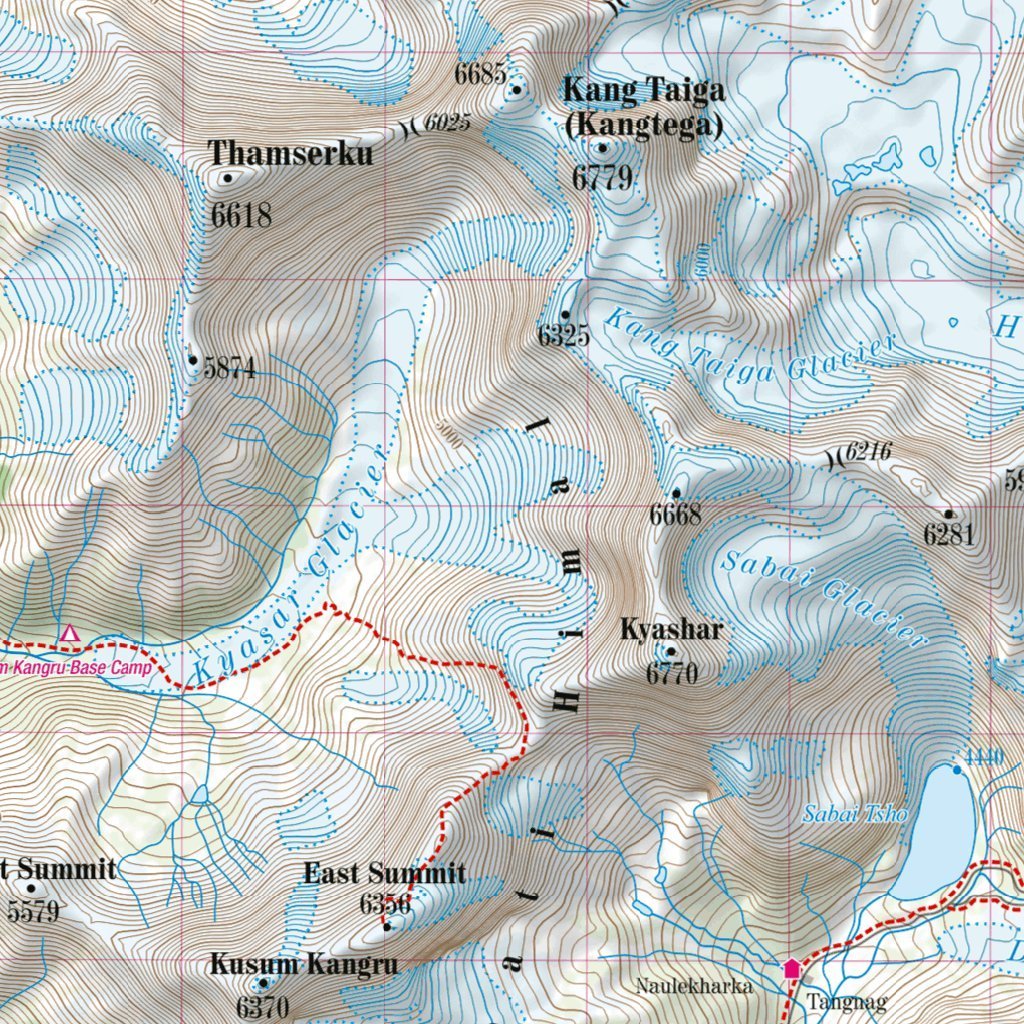 Carte de randonnée plastifiée - Everest | TerraQuest carte pliée Terra Quest 