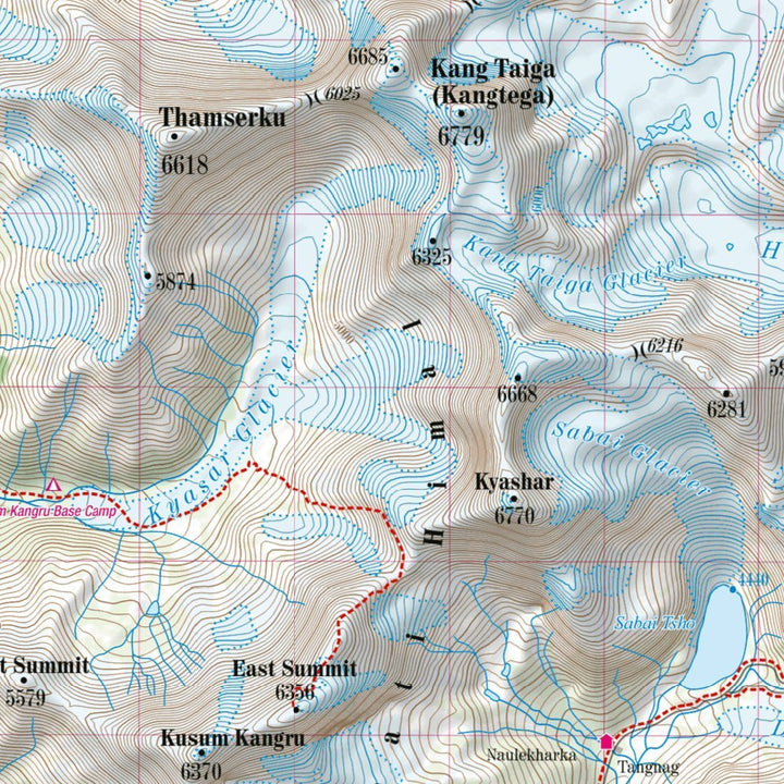 Carte de randonnée plastifiée - Everest | TerraQuest carte pliée Terra Quest 