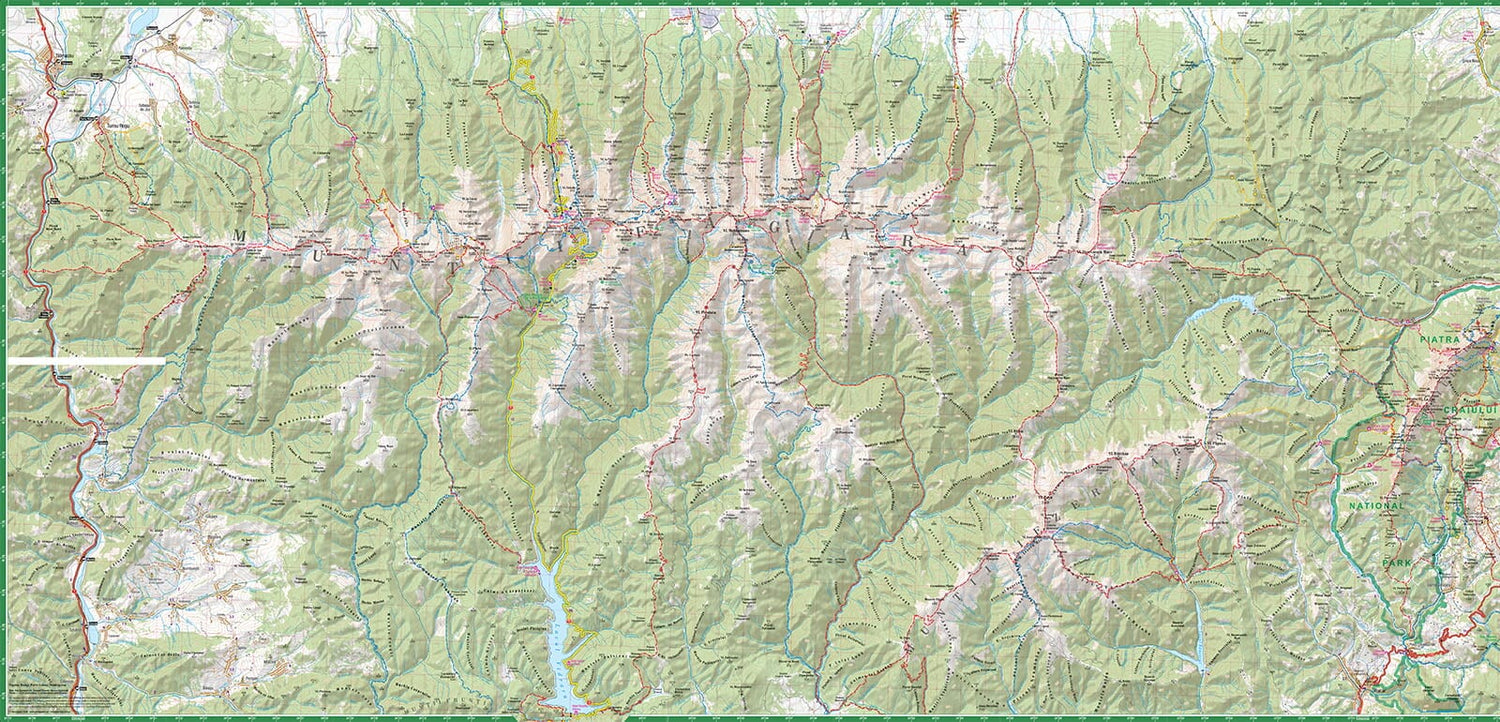 Carte de randonnée plastifiée - Fagaras, Bucegi, Piatra Craiului (Roumanie) | TerraQuest carte de randonnée Terra Quest